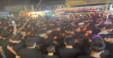 بالصور: قضاء الرفاعي يحيي ذكرى ليلة العاشر من المحرم