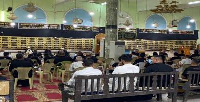 بالصور: إحياء ليلة الرابع من محرم الحرام في مدينة الناصرية