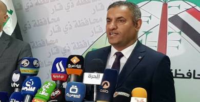 محافظ ذي قار يتلقي الامين العام لمجلس الوزراء لبحث حقوق ذوي شهداء مركز النقاء