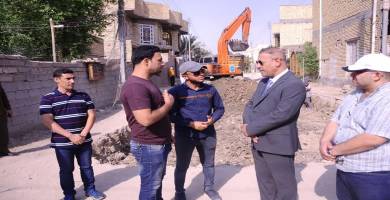 محافظ ذي قار يعلن انطلاق العمل بالمشاريع الخدمية ضمن صندوق اعمار ذي قار 