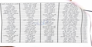 بالاسماء: تربية ذي قار تجري التسوية لـ 217 محاضراً في مدارس قلعة سكر 