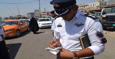 أكثر من 3 آلاف مخالفة مرورية وحجز 161 عجلة  في ذي قار خلال شهر واحد