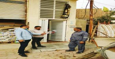 كهرباء ذي قار تزيل قرابة ٦٠٠ تجاوز على الشبكة الكهربائية خلال اسبوع