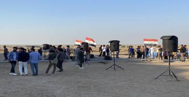 بالصور: مدينة أُور الاثارية تحتضن مهرجان أمارجي الفنّي