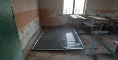 مجهولون يحرقون مدرسة في قضاء سوق الشيوخ