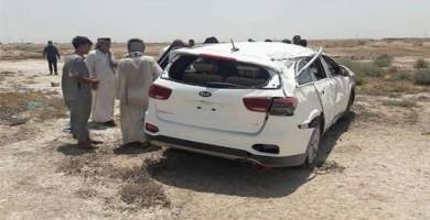 مصرع ضابط في وزارة الدفاع برتبة مقدَّم  بحادث سير في ذي قار