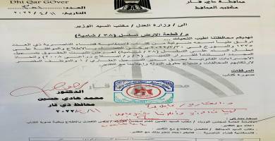 محافظ ذي قار يعلن قرب حسم ملف مدينة العاب الناصرية و استعادة ملكيتها 