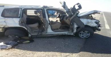 حادث سير جنوب الناصرية يخلف سبعة جرحى اغلبهم طالبات 