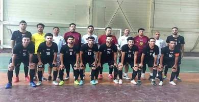 ‏نفط ذي قار بقدم الصالات يتأهل إلى الربع النهائي بعد فوزه على فريق شركة النسيج ببطولة شركات العراق