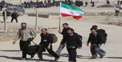 ذي قار : دخول اكثر من 15 إلف زائر إيراني باتجاه كربلاء خلال الـ 24 ساعة 