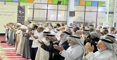 بالصور: إقامةُ صلاة الجمعة في مدينة الناصرية