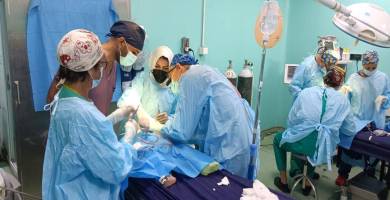 الفريق الايطالي يُنهي اعماله في الناصرية باجراء اكثر من 90 عملية 