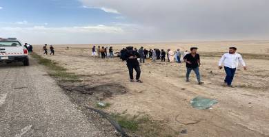 إصابة 8 أشخاص بحادث سير مروِّع غرب الناصرية