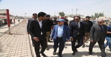 تلفزيون الناصرية: وزير الاعمار يوجه بسحب العمل من الشركة المنفذة لمجسر الاسكان 