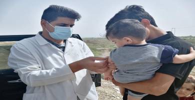 صحة ذي قار: تلقيح اكثر من 40 الف طفل خلال ثمانية ايام