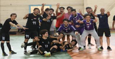 نفط ذي قار يبلغ نصف نهائي كأس الشركات العراقية بكرة الصالات