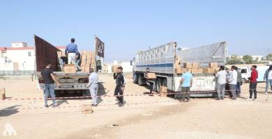 الهجرة توزع 1700 حصة من المساعدات الإغاثية بين العوائل العائدة في سنجار