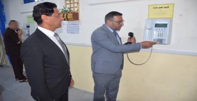 سجن الناصرية المركزي يوفر 21 كابينة اتصال للنزلاء 