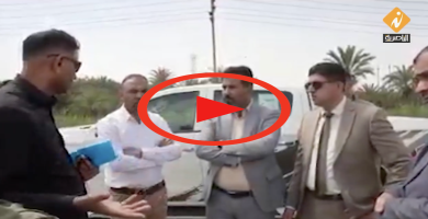 تلفزيون الناصرية: ايقاف العمل باحد المشاريع في ذي قار بعد كشف مخالفاته من قبل ناشطين