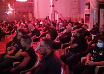 بالصور: مجلس عزاء ليلة العاشر من المحرم في مسجد الشيخ عباس الكبير