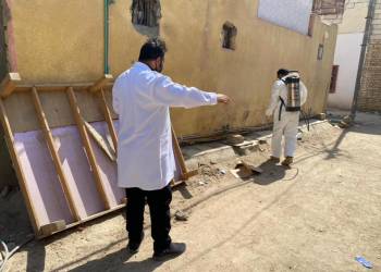 حملة ثانية لتطهير بؤرة الاصابة بالحمى النزفية في ناحية اور