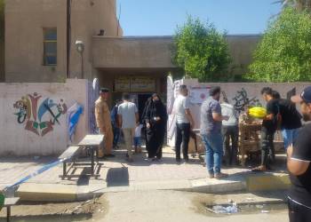 بالصور: ناخبو الرفاعي يدلون باصواتهم وسط اجراءات أمنية 