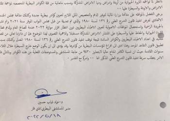 وثيقة: المستشفى البيطري في ذي قار يعمل بنسبة 30‎%‎ من الحاجة الفعلية لنقص الكوادر