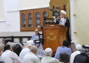 بالصور: اقامة صلاة الجمعة في مدينة الناصرية