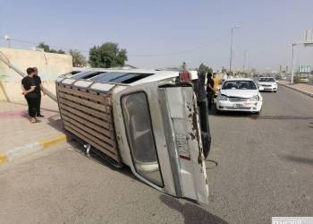 مصرع وإصابة 6 أشخاص بانقلاب عجلة غرب الناصرية