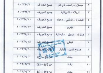جدول مراجعة