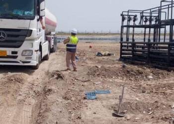 بيئة ذي قار: نقل النفايات الكيميائية من حقل الغراف النفطي الى مكان المعالجة