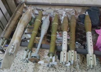 رفع قذائف هاون من مخلفات نزاع عشائري غرب الناصرية