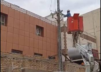 إزالة اكثر من 1300 حالة تجاوز على الشبكة الوطنية في ذي قار خلال اسبوعين